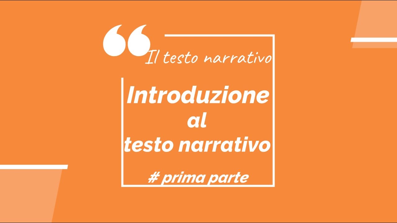 HeyProf! - #1 Introduzione al testo narrativo - prima parte