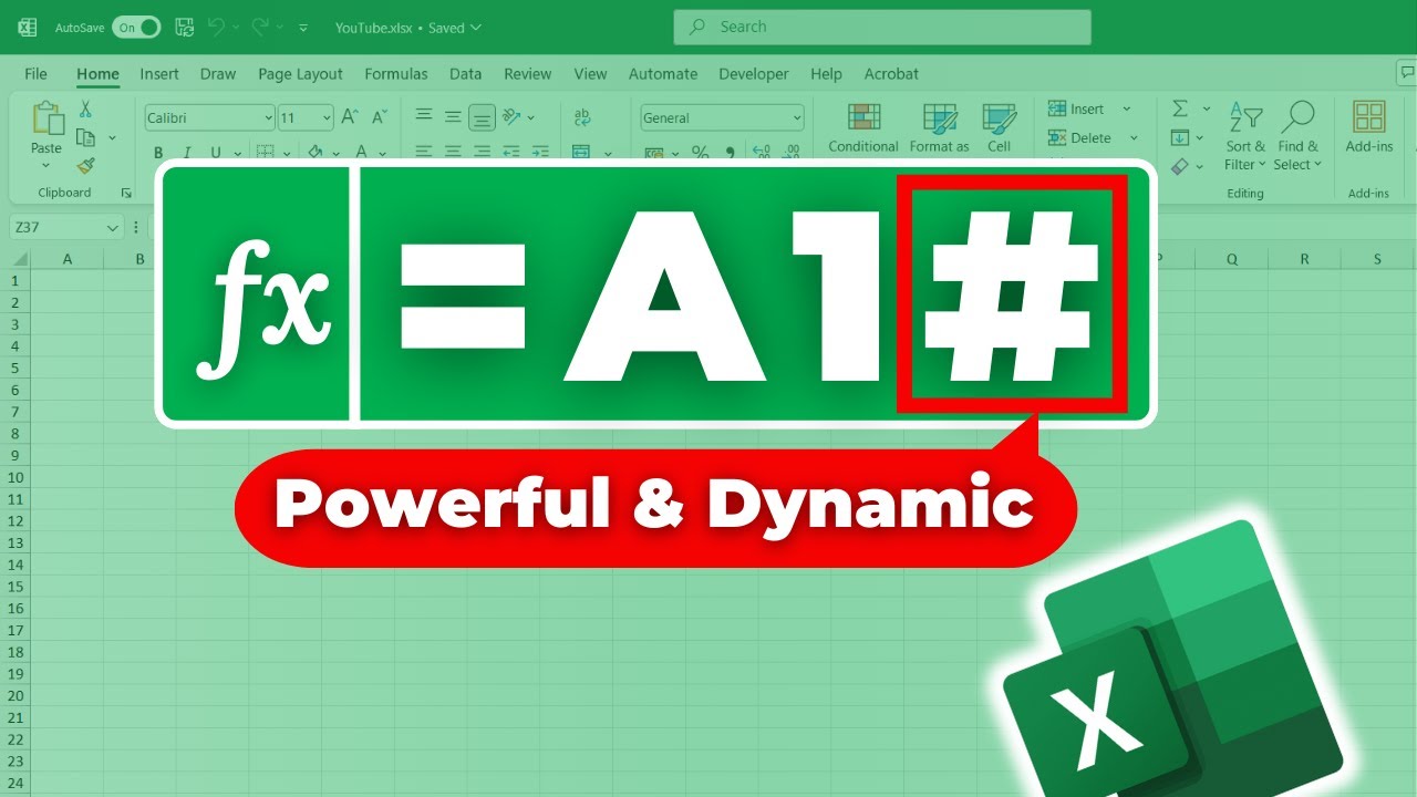 Make Excel Formulas more Dynamic with the Hash Sign! A game changer