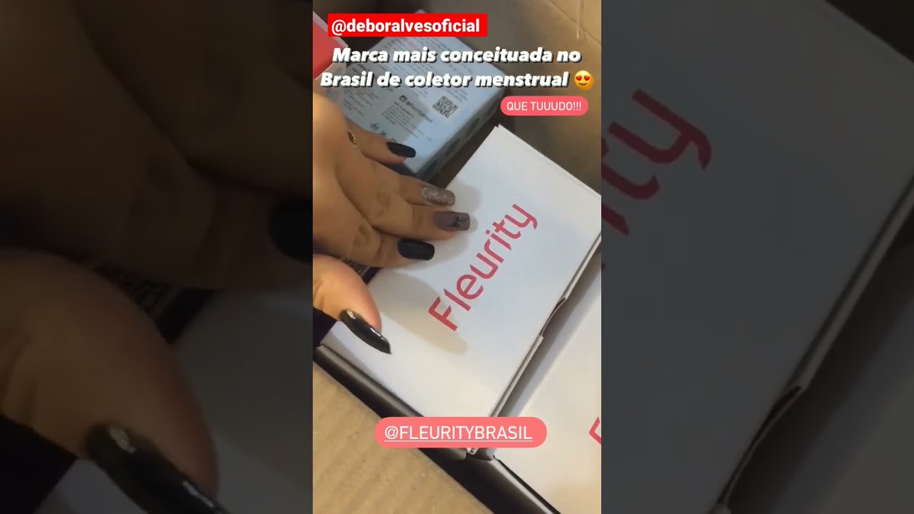 Inst4@deboralvesoficial #Fleurity #dicadebeleza #trend #sustentabilidade #coletormenstrual #recebido