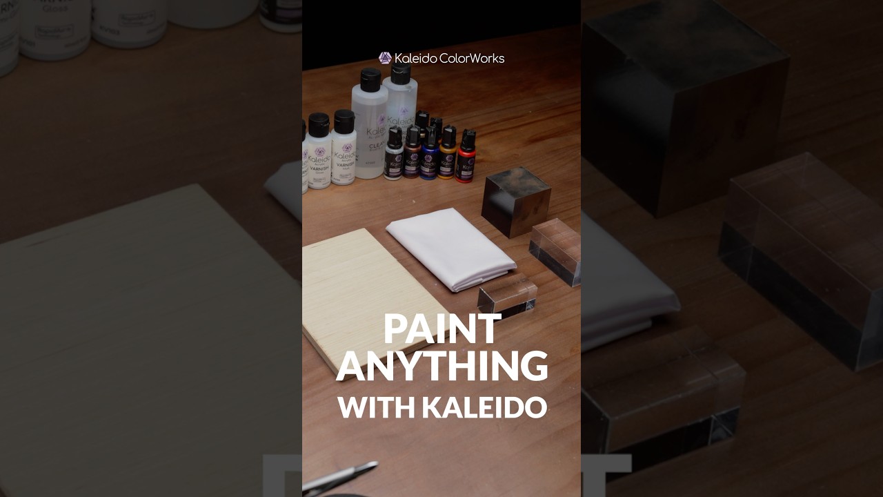 Тестирование краски Kaleido на 5 разных материалах! 🎨