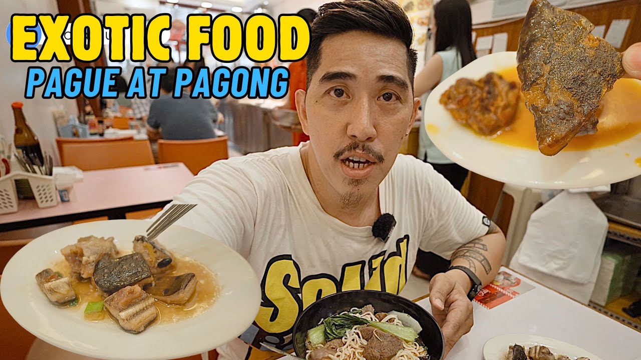 Exotic Food: Pague at Soft Sea Turtle sa Oldest China Town