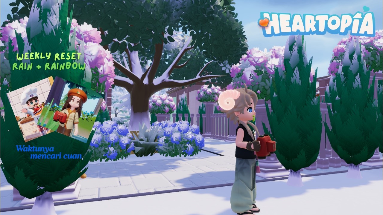 Cooking, birdwatching, building sambil review rumah - Heartopia
