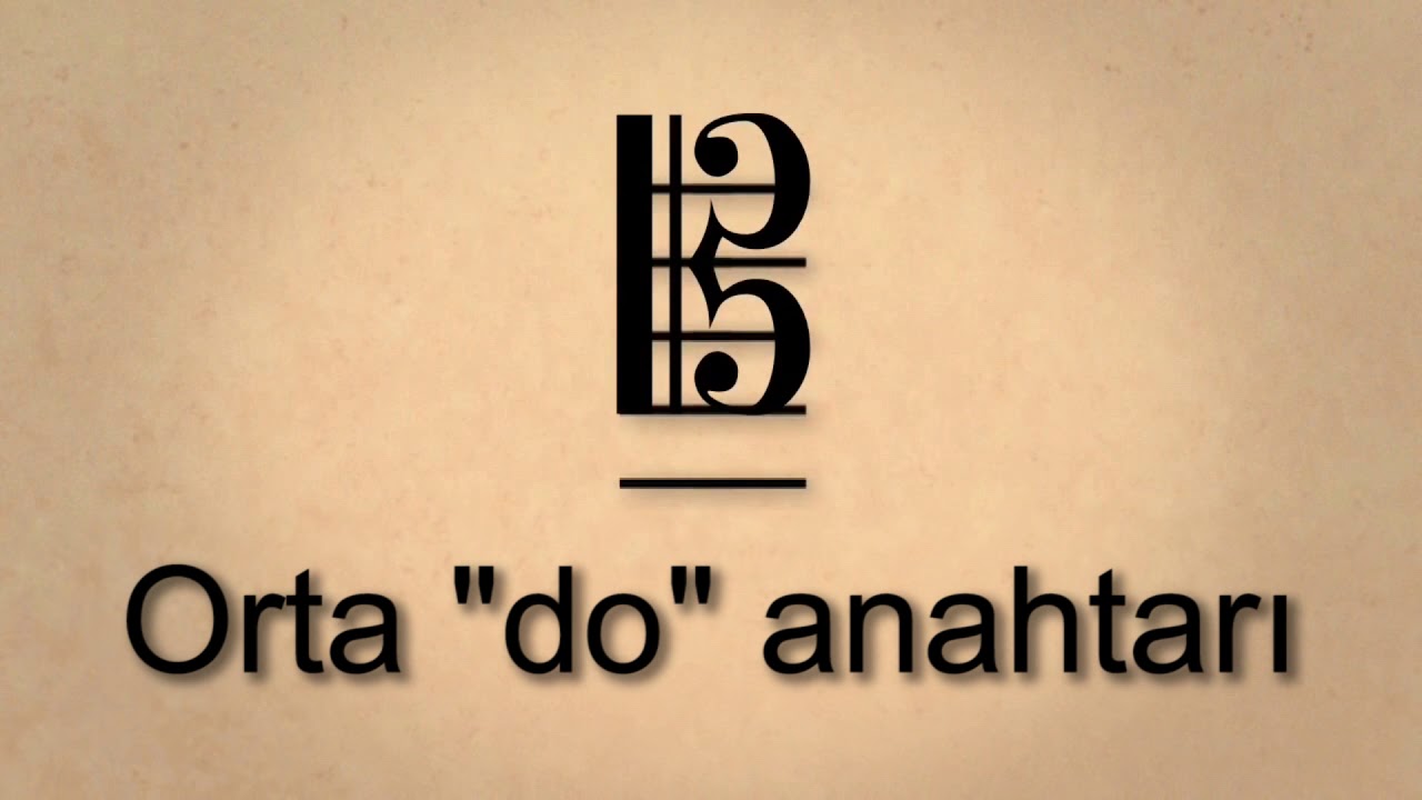 Ders 6: Alto ve Tenör Anahtarlar (Sanat ve Sosyal Bilimler) (Müzik)