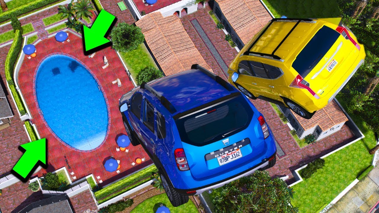 4x4 Arazi Arabalar Havuz Parkurunda - GTA 5 MODS