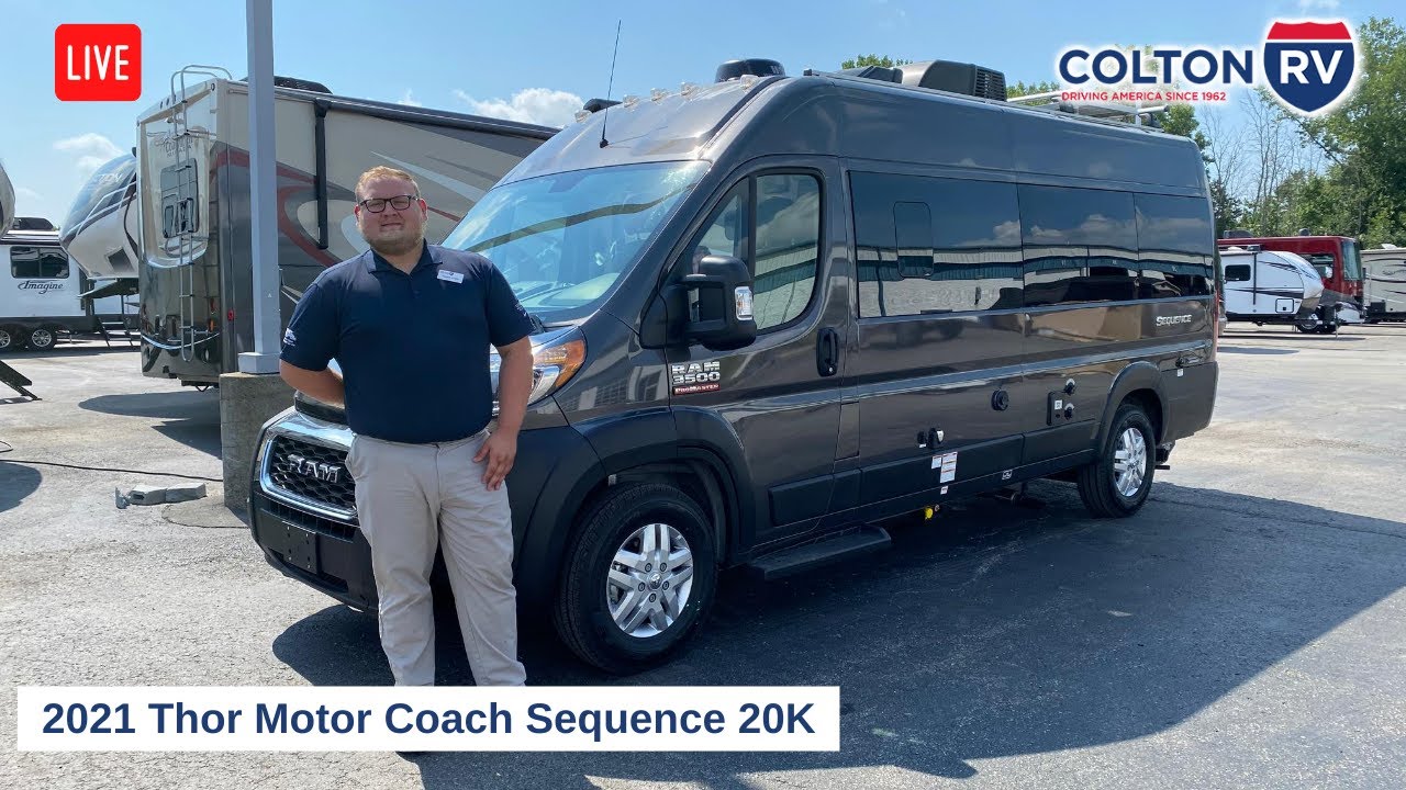 2021 Thor Motor Coach Sequence 20K Class B Motorhome Walkthrough Review and Test Drive