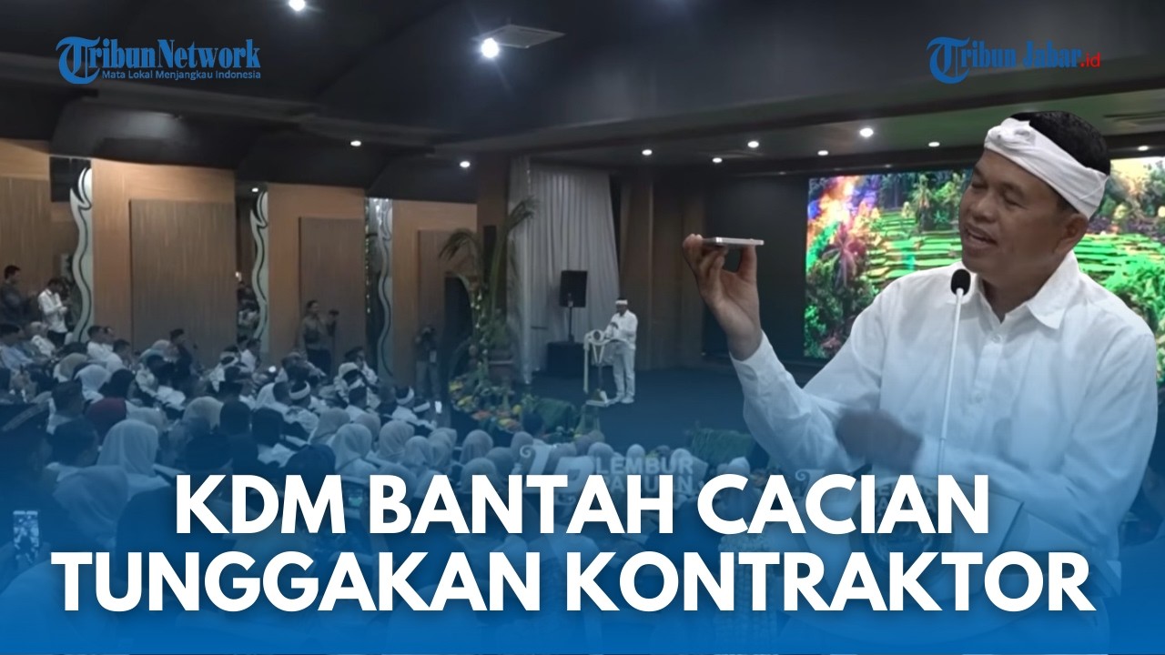 KDM BALAS CACIAN DENGAN SENYUMAN! Bongkar Alasan Jabar Nunggak Anggaran Kontraktor Rp. 629 Miliar