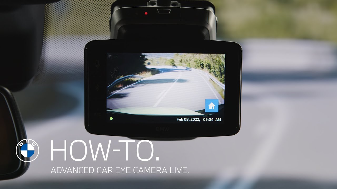 Использование видеорегистратора BMW Advanced Car Eye 3.0 Pro — Видеоруководство по BMW