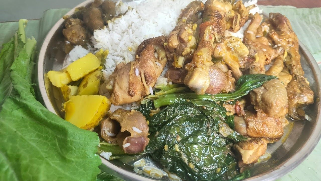 local chicken recipe. Local chicken ke saat mukbang 🤤 @pintuhungry