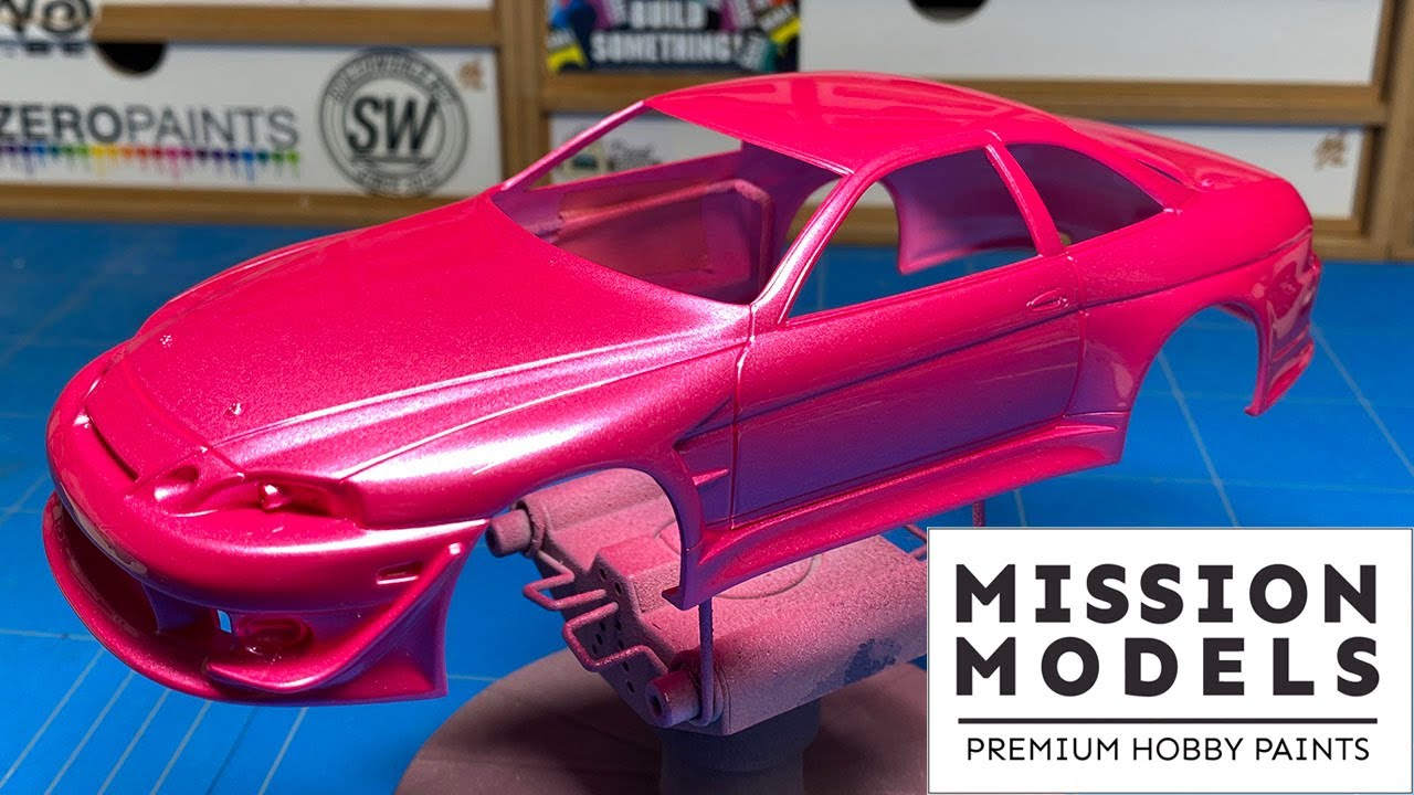 Aoshima: Toyota Soarer JZZ30 Vertex Part 1 Testing Mission Models paint