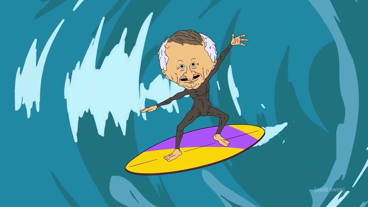 Smiling Friends - Mr Boss Surfs I Guess