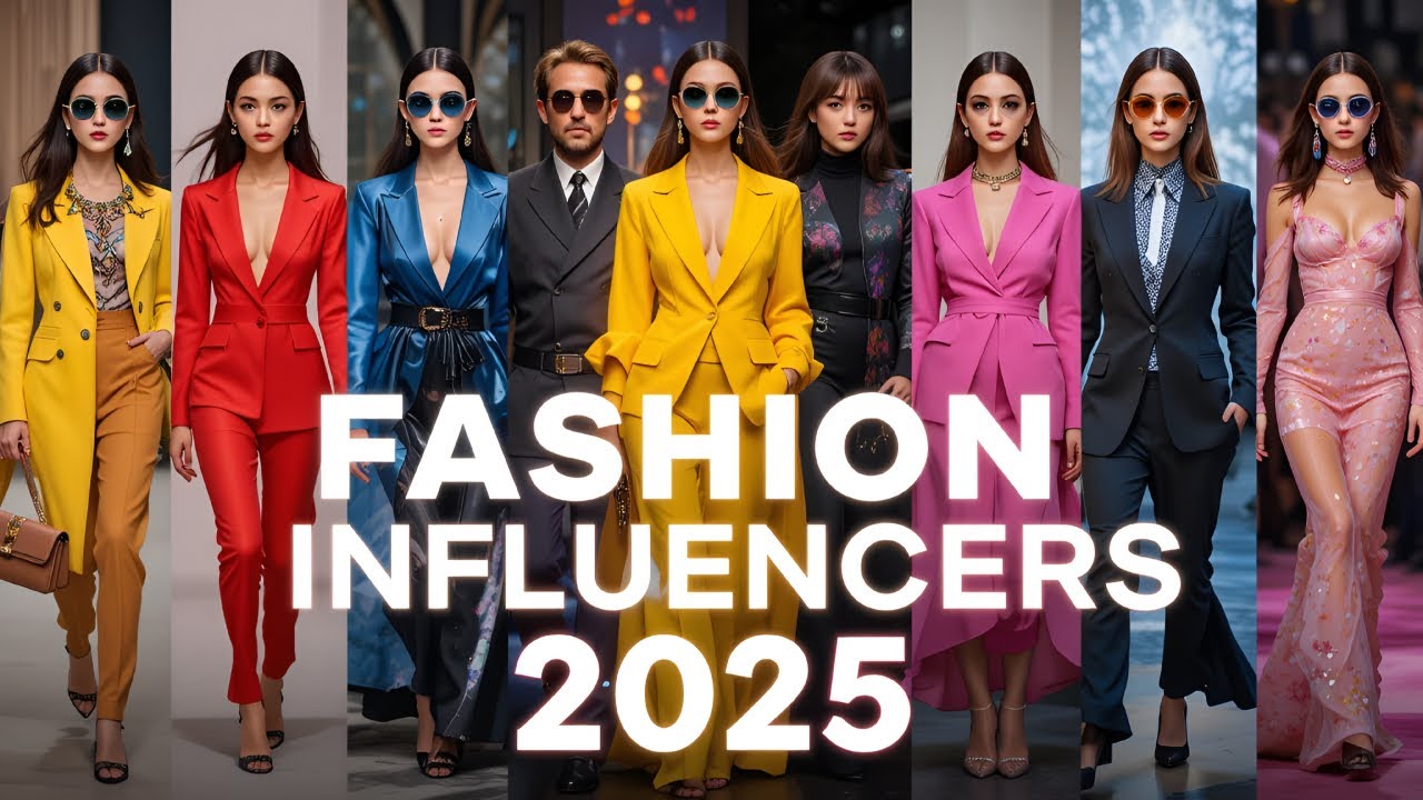 🔝 Top 10 Fashion Influencers in the World 2025 | Who&rsquo;s Ruling the Industry? 👗✨