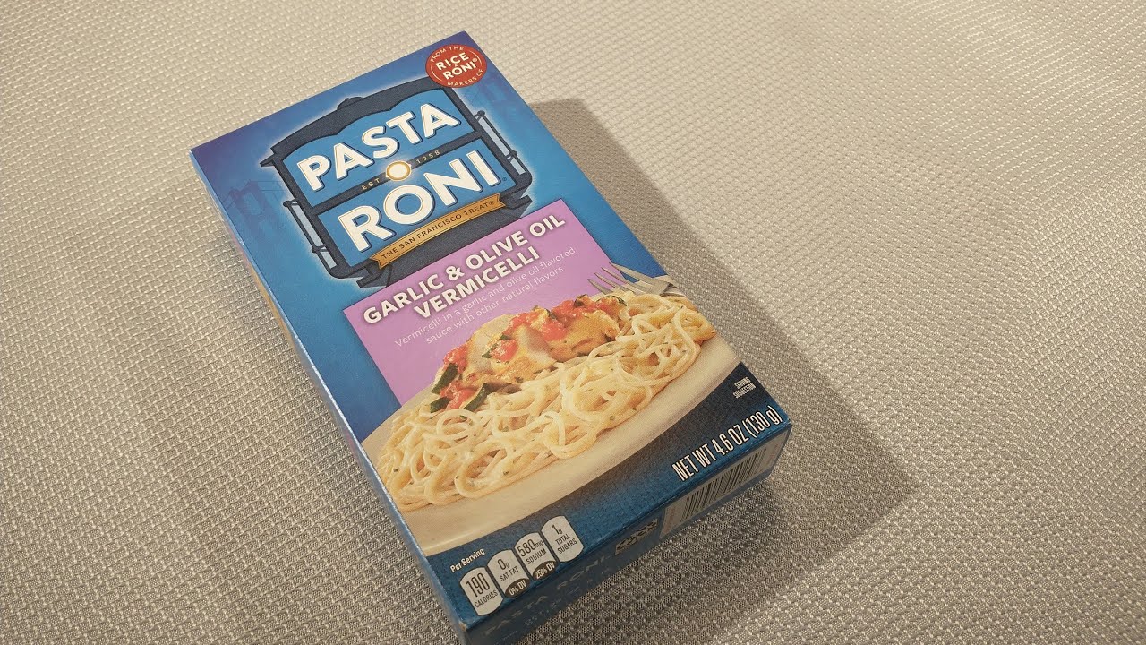 Making Pasta Roni Garlic & Olive Oil Vermicelli