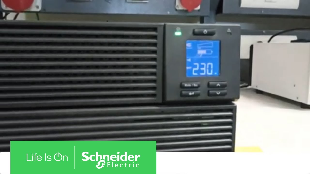 How to Initiate Self Test in UPS SRV2KRIL-IN | Schneider Electric Support