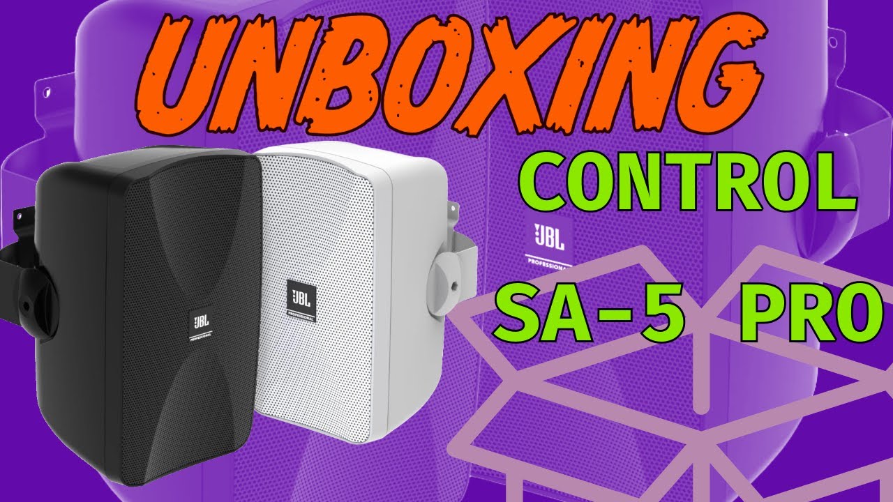Jbl Control SA 5 Pro Caixa de Som Passiva - Unboxing