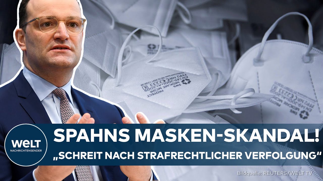 MASKENAFFÄRE IN DEUTSCHLAND: Corona-Debakel - Ex-Gesundheitsminister Spahn will Stellung nehmen