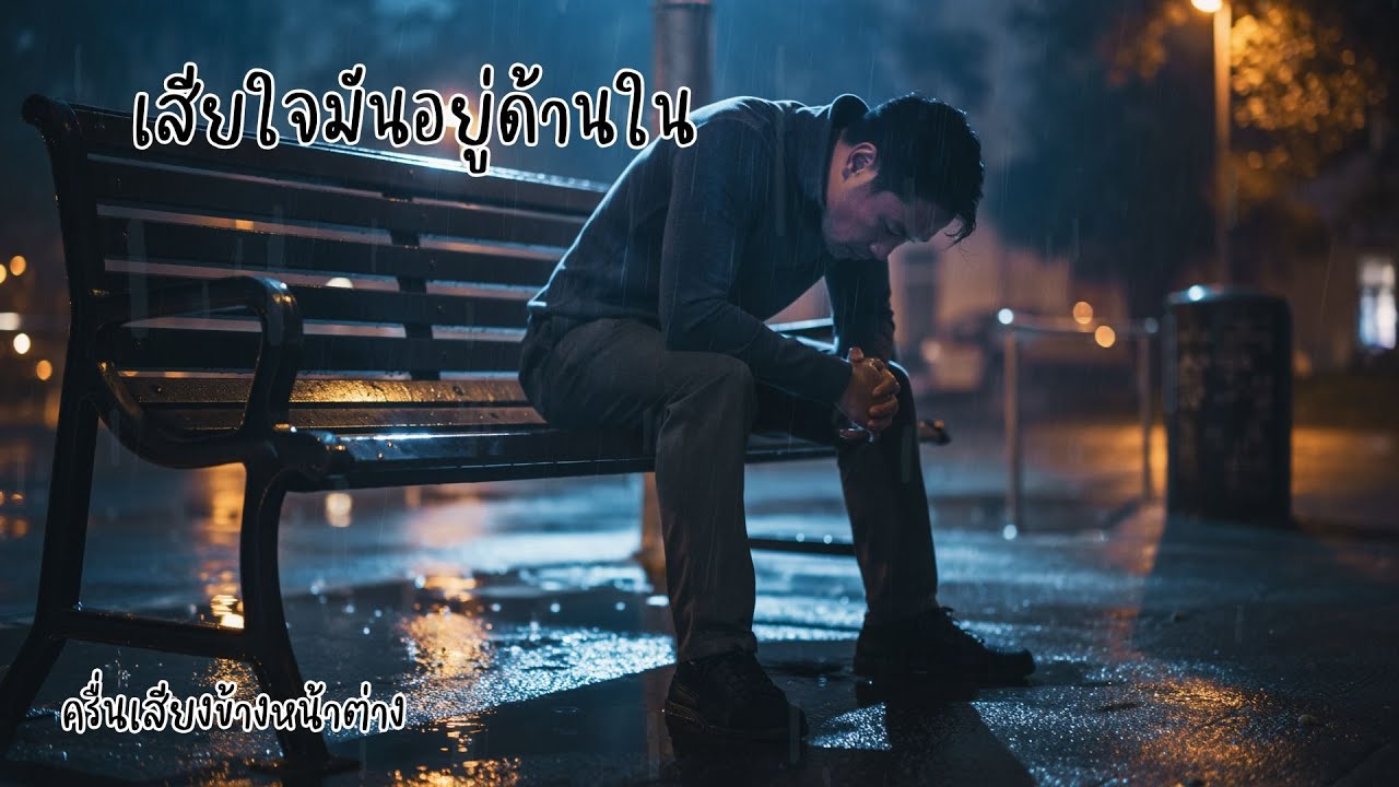 เสียใจมันอยู่ด้านใน - คลื่นเสียงข้างหน้าต่าง | เพลงเศร้าอกหัก ฟังตอนฝนตก (Sad Song)