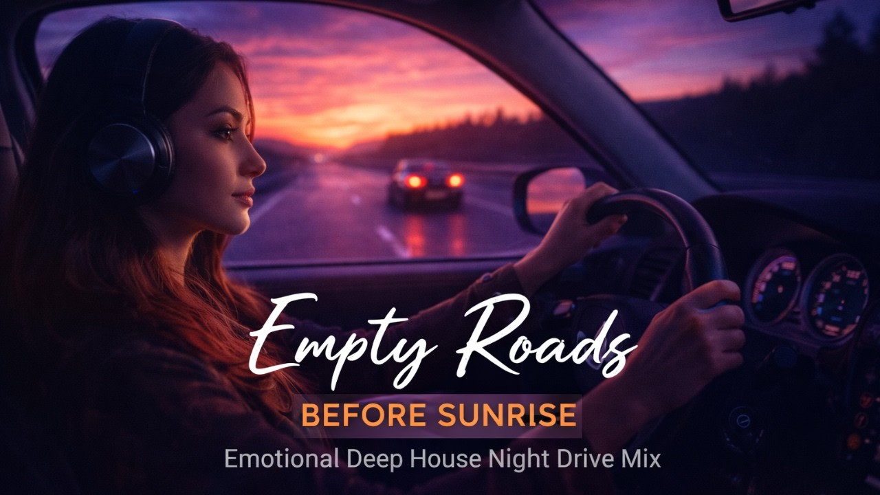 Empty Roads Before Sunrise 🌅 | Emotional Deep House Night Drive Mix