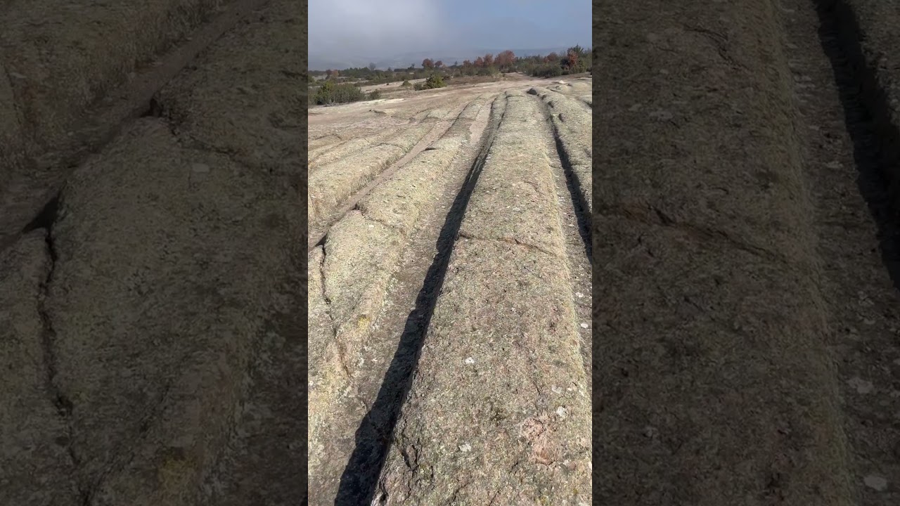 Frig vadisi 14 milyon yıllık tekerlek izleri / Tire marks from 14m years ago at Phrygian walley