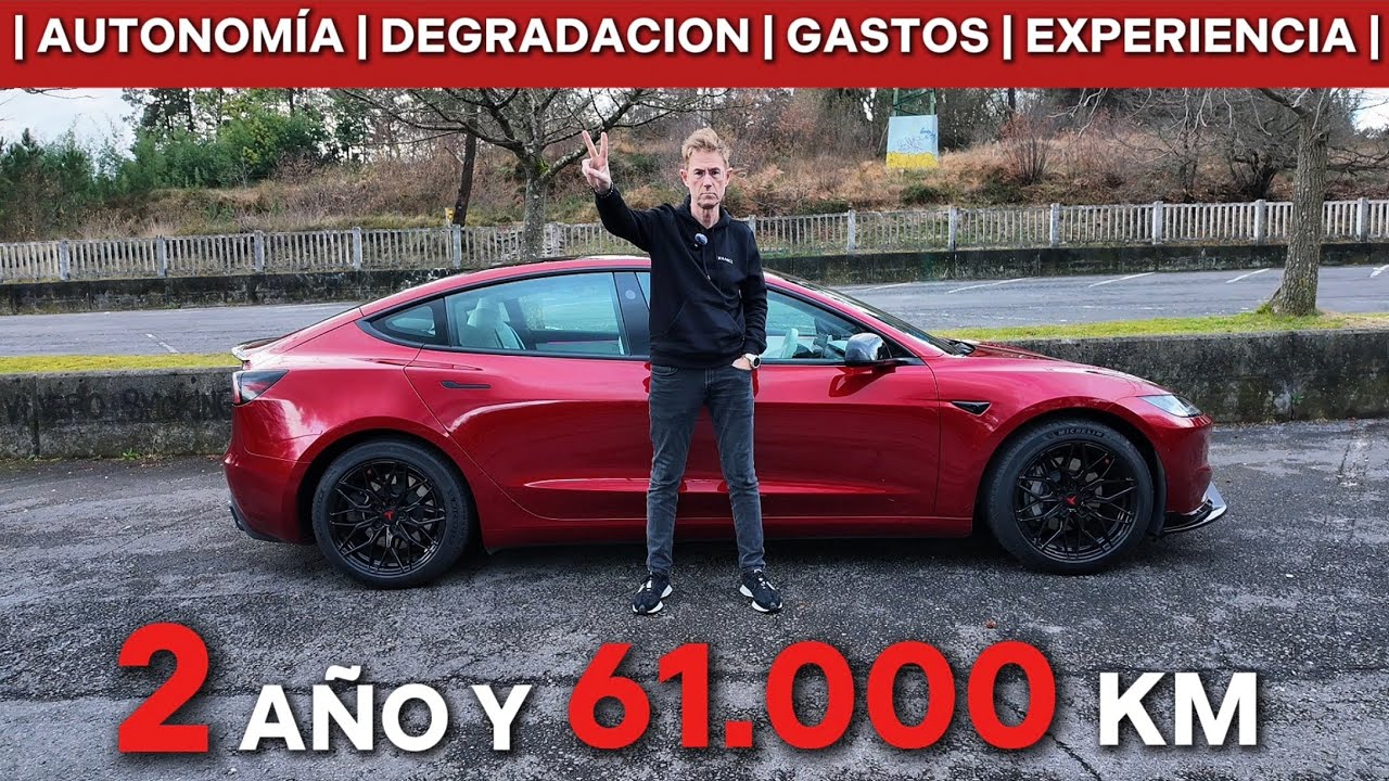 Mi Tesla Model 3 tras 61.000 km y 2 años | autonomía real, degradación de batería y gastos ...