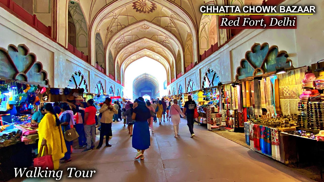 Chhatta Chowk Bazar Delhi | Chhatta Chhowk Bazar Walking Tour | Red Fort Delhi | Meena Bazaar