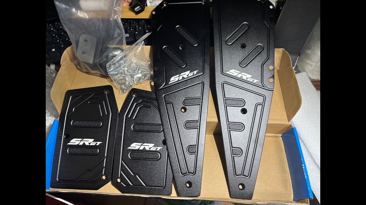 aprilia SRGT 200 　中華ステップボードの取り付け