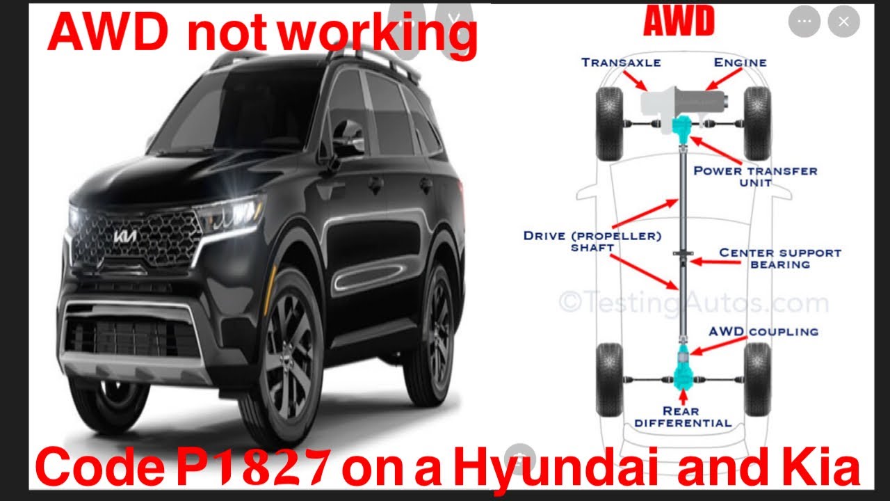P1827 on a KIA sorento model 2015 #