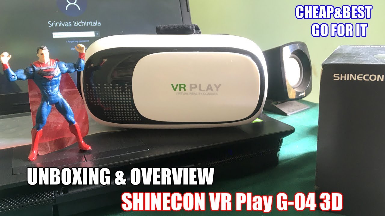 Unboxing & Review of SHINECON VR Play G-04  Virtual Reality Headset.