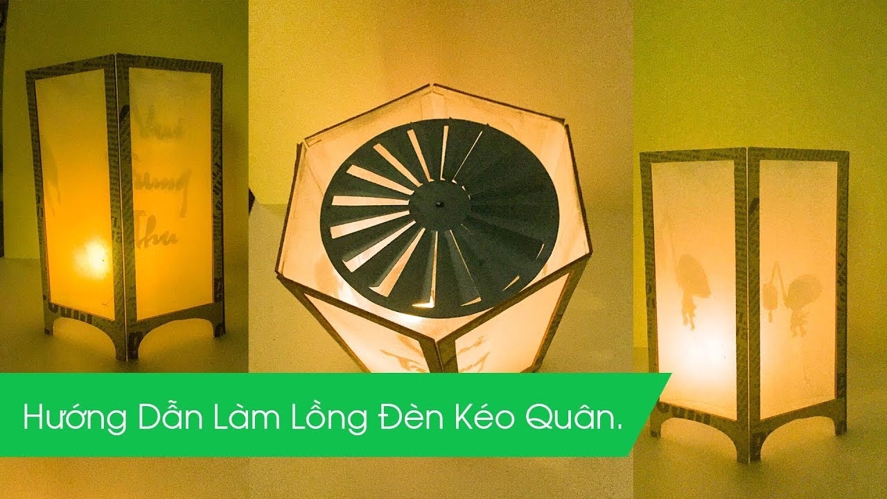 [Vinacraft] Hướng dẫn làm lồng đèn kéo quân