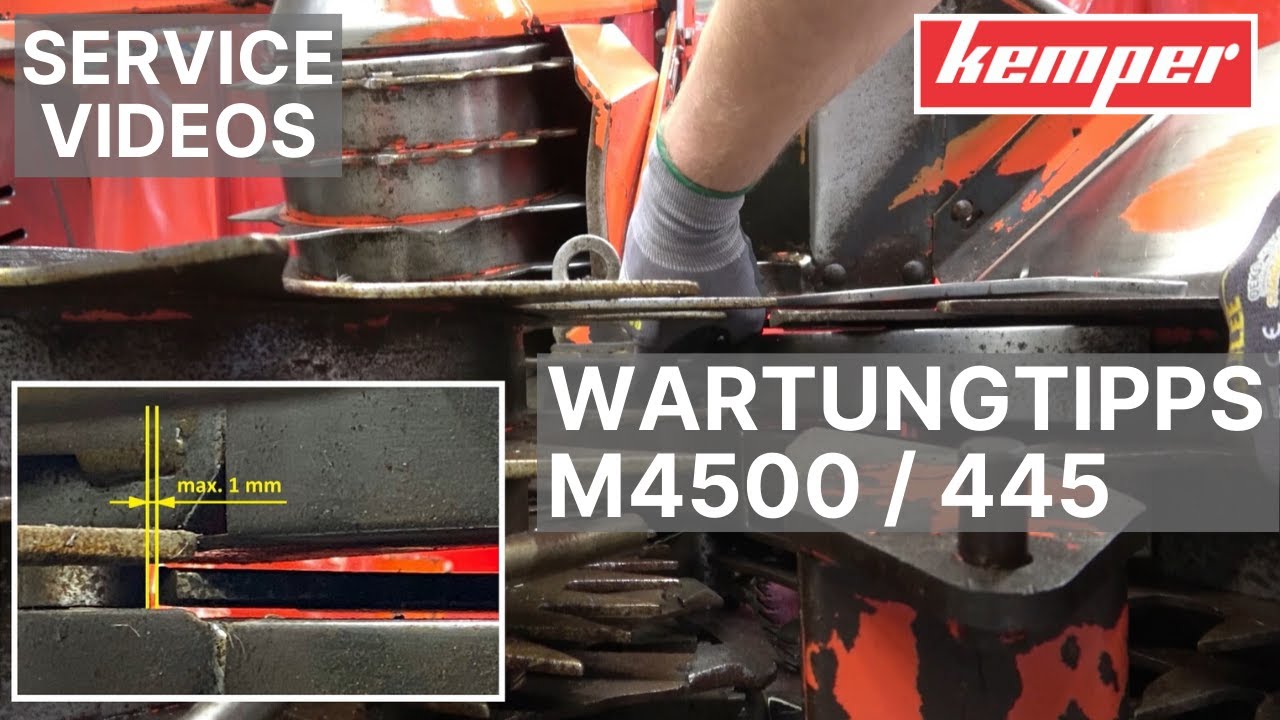 Wartungstipps Kemper M4500 / 445