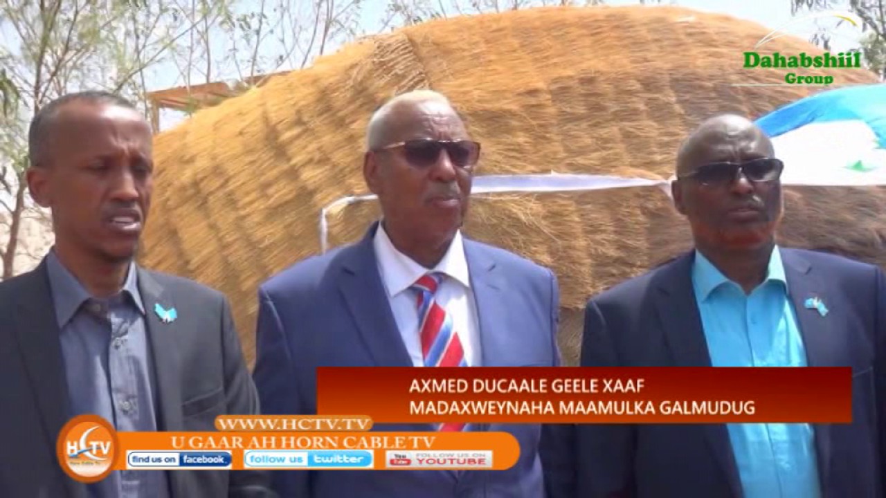 Madaxweynaha Galmudug Oo Cadaado Lagu Soo Dhaweeyay