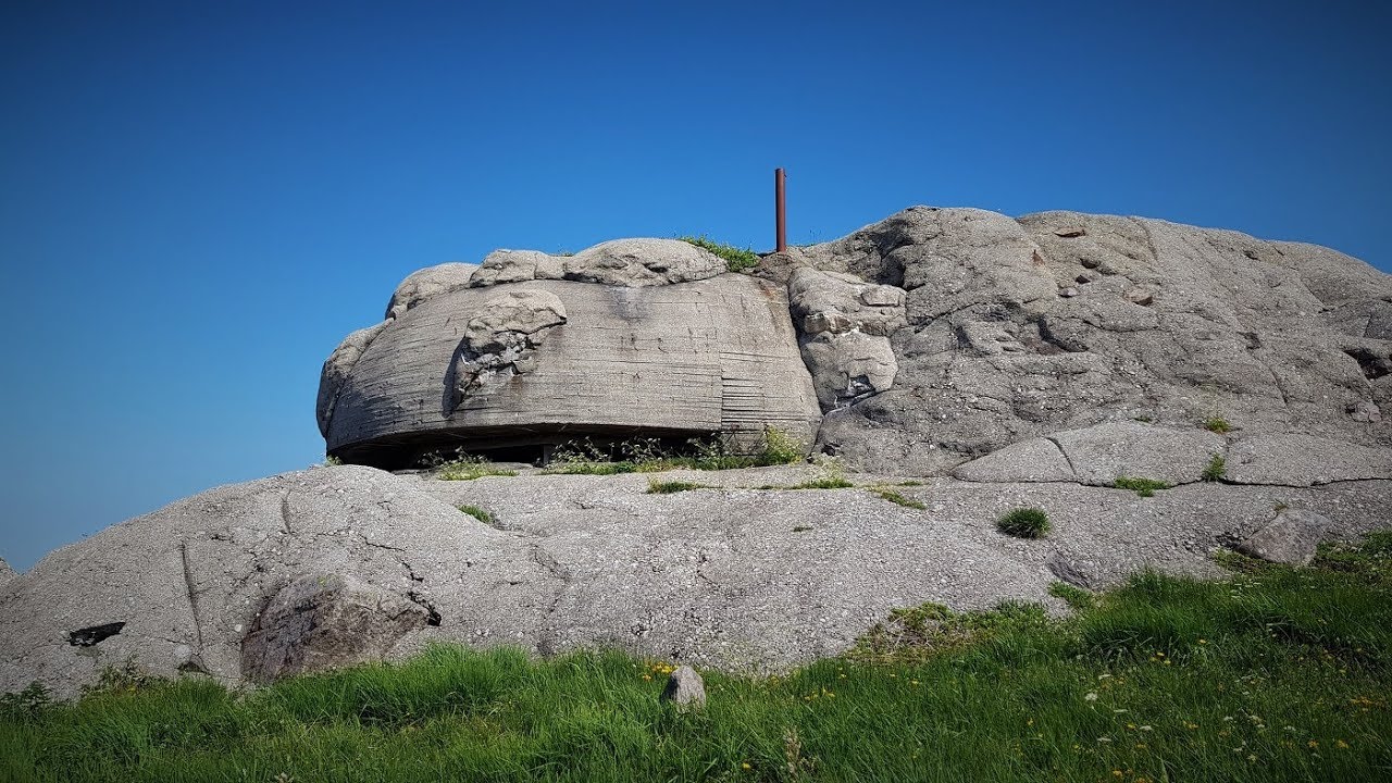 German WW2 observation and firing control bunker. Stunning location !