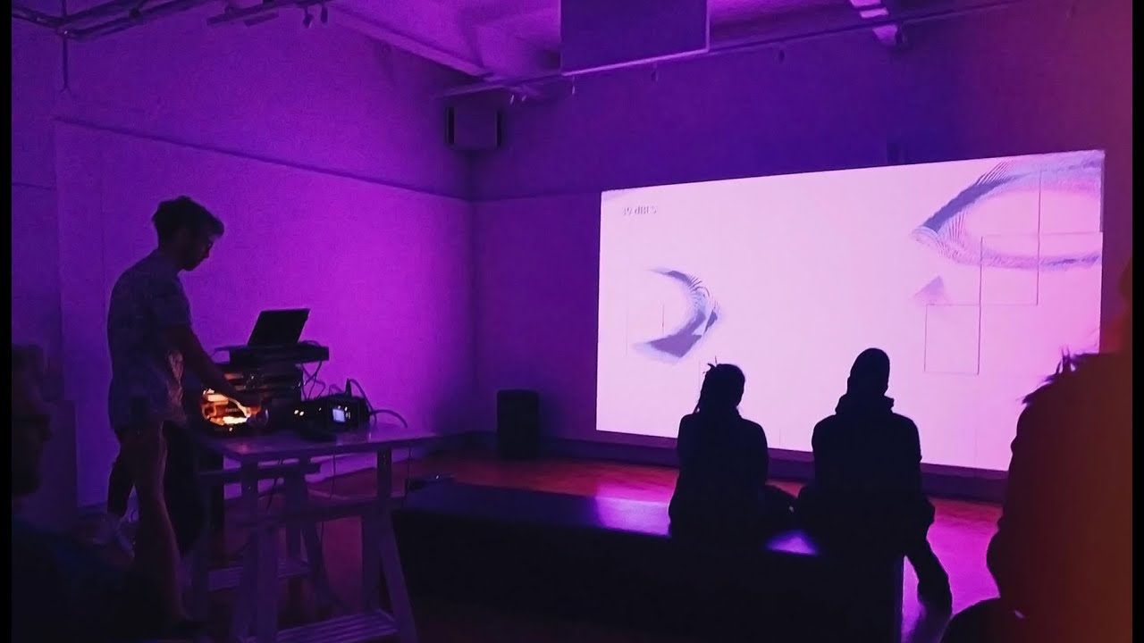 Experimental AVE (Audiovisual Entrainment) Live Set Andy Harper at the Lightbox Gallery | Dec 2021