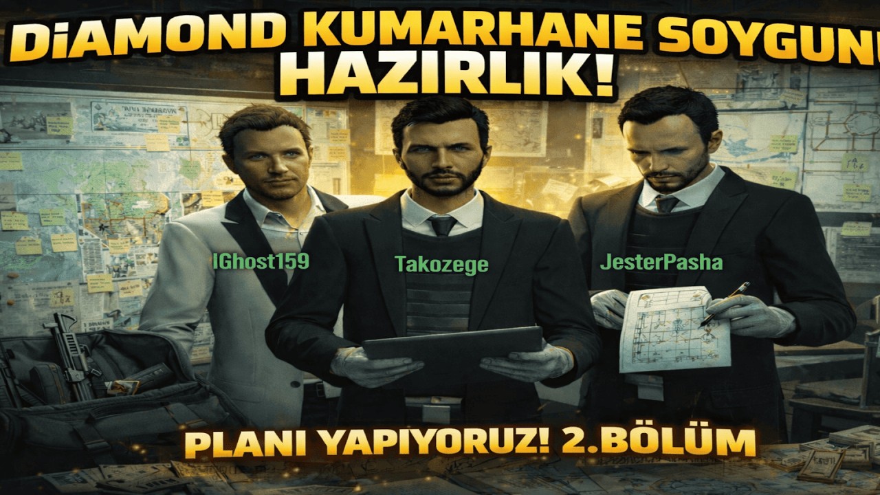 THE DİAMOND CASİNO SOYGUNU HAZIRLIK 2.BÖLÜM | EKİPLE GTA 5 HEİST