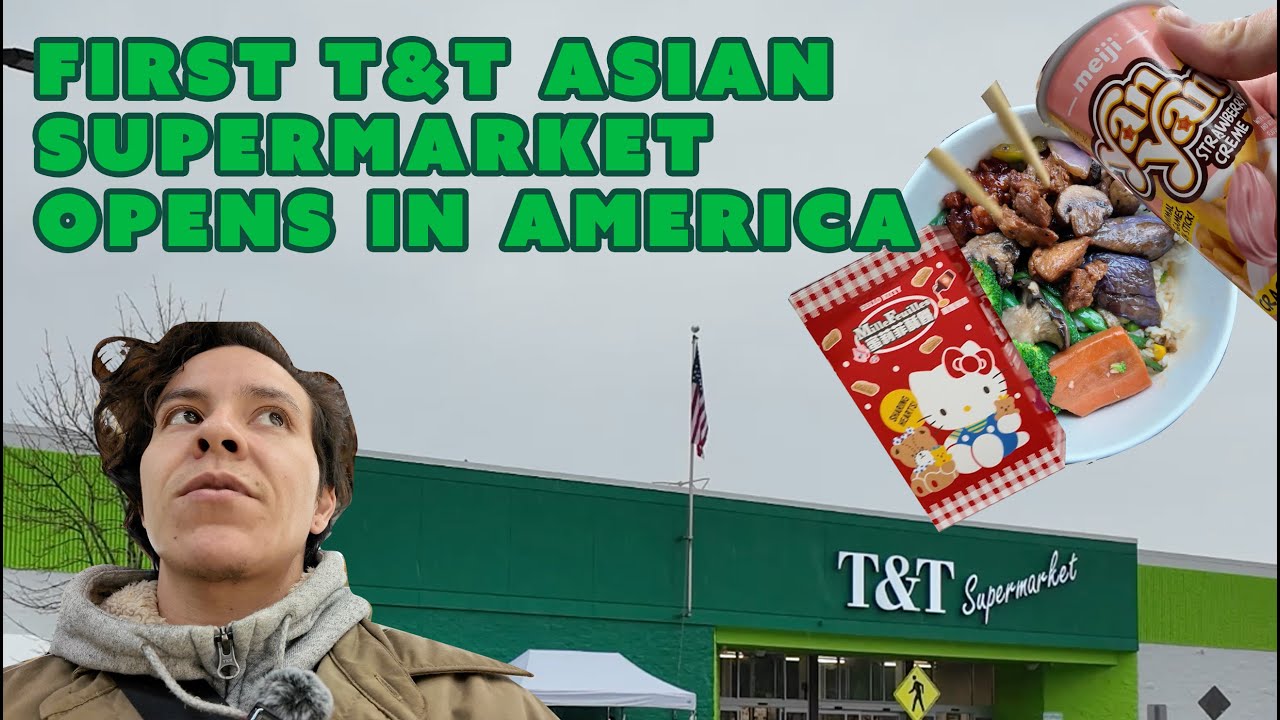 FIRST T&T Asian Supermarket Opens in America | Bellevue Washington | 4k | Cheap MUST eat items