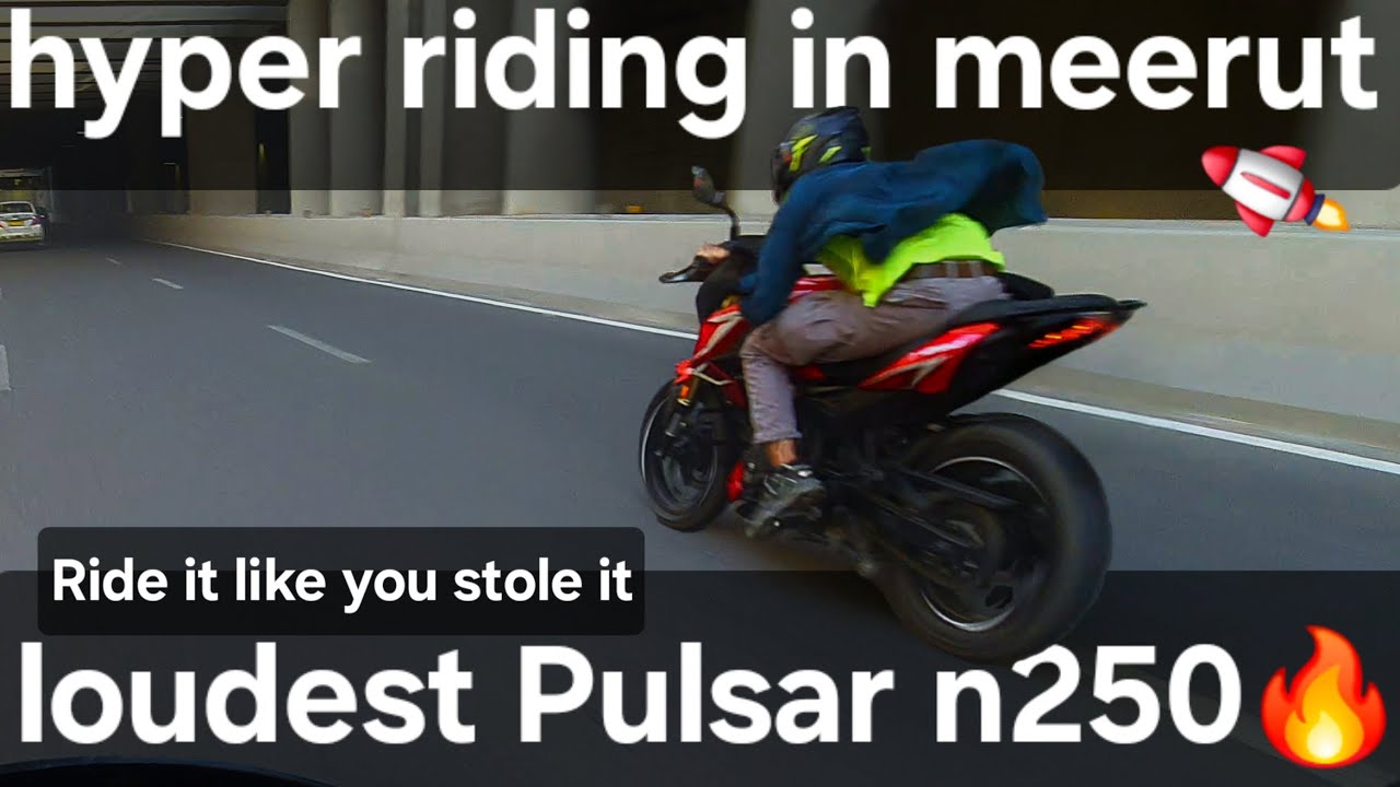 2025 loudest pulsar n250 hyper riding gone 💀 unlocked full power😱 |pulsar n250|#trending #pulsarn250