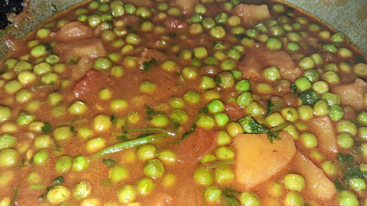 Matar aloo ki sabji 