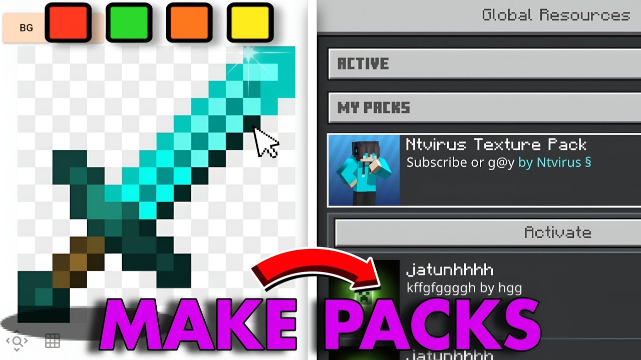 How to Make a Texture Pack for MCPE on Mobile (No PC) | Minecraft PE 2025 Tutorial