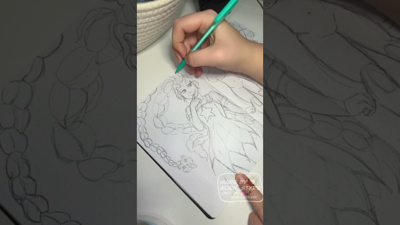 Draw W/ Me! Lily Love Braids | #poppyplaytime #drawwithme #artist #foryou #asmr #viral #fanart