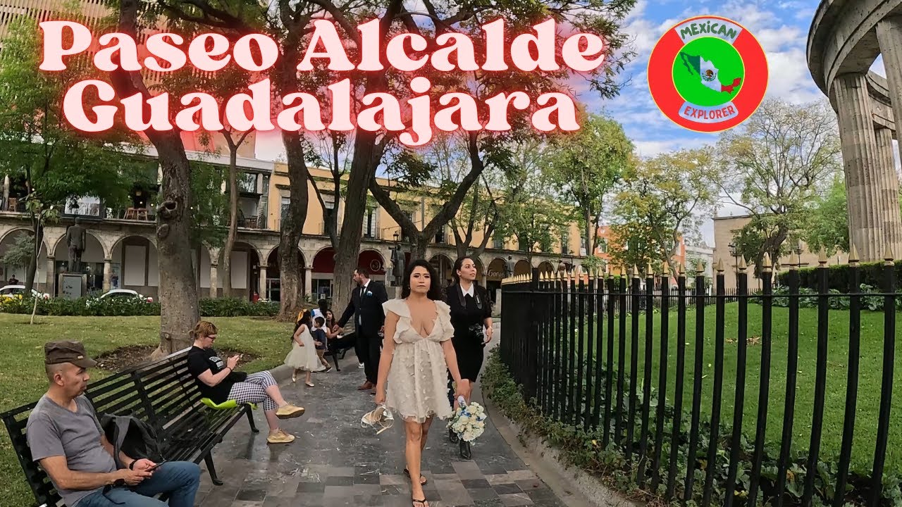 Paseo Alcalde Guadalajara 4K walking tour