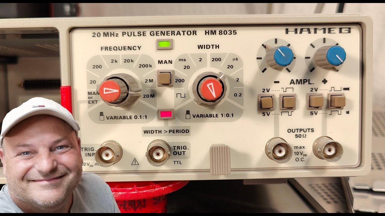 Hameg HM8001 HM8035 20MHz Pulse Generator 1995 teardown