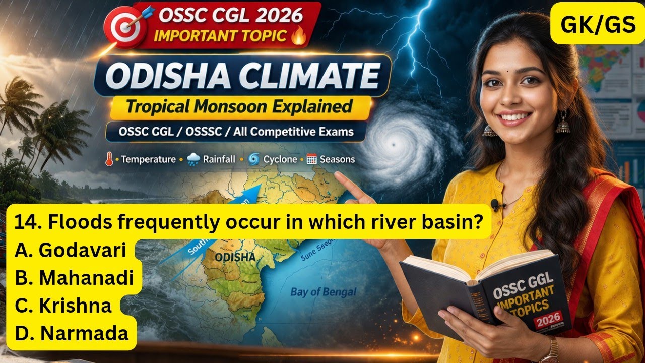 👉 Odisha Climate Full Explanation 🌍 | OSSC / OSSSC Geography Important Topic | Monsoon, Cyclone
