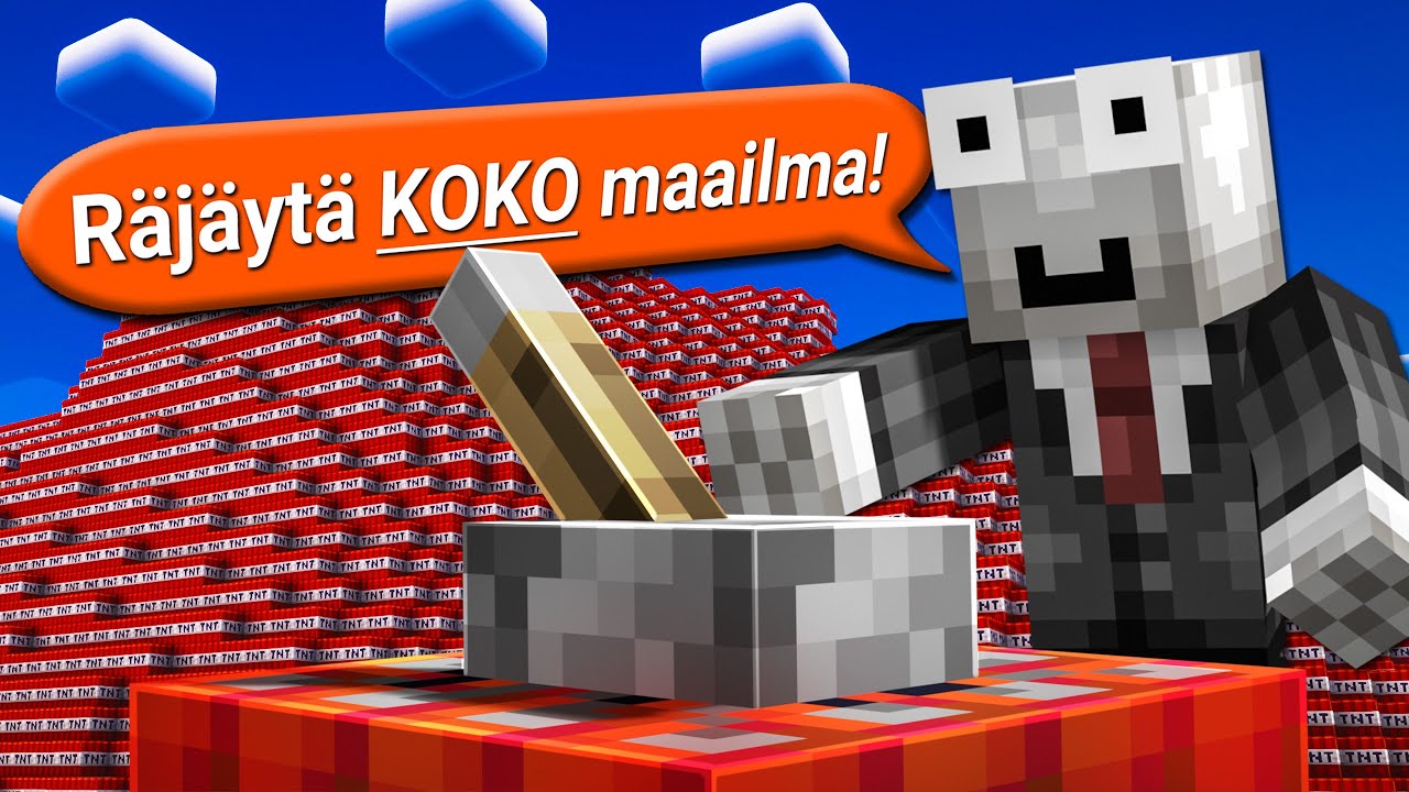 Rikotaan Minecraft typerillä tavoilla