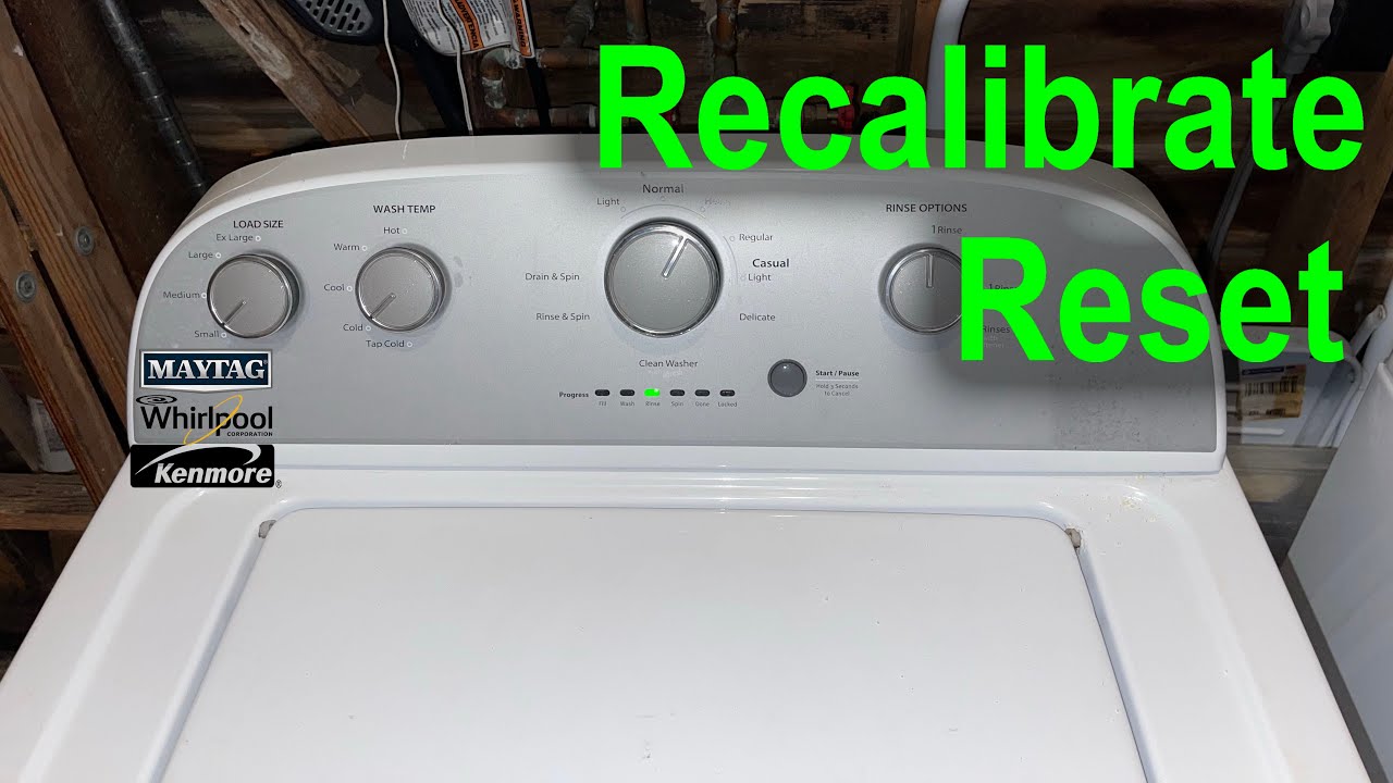 Сброс калибровки стиральной машины Whirlpool