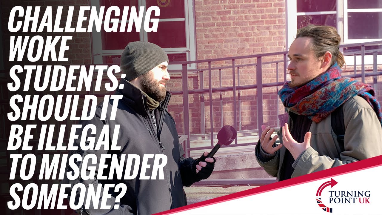 Challenging Woke Students: Should It Be Illegal To Misgender Someone?