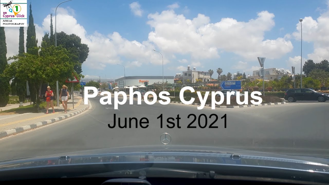 🇨🇾 June 1st 2021 | Paphos,Cyprus to Yeroskipou | NON-STOP-Rush Hour 4K 🚗