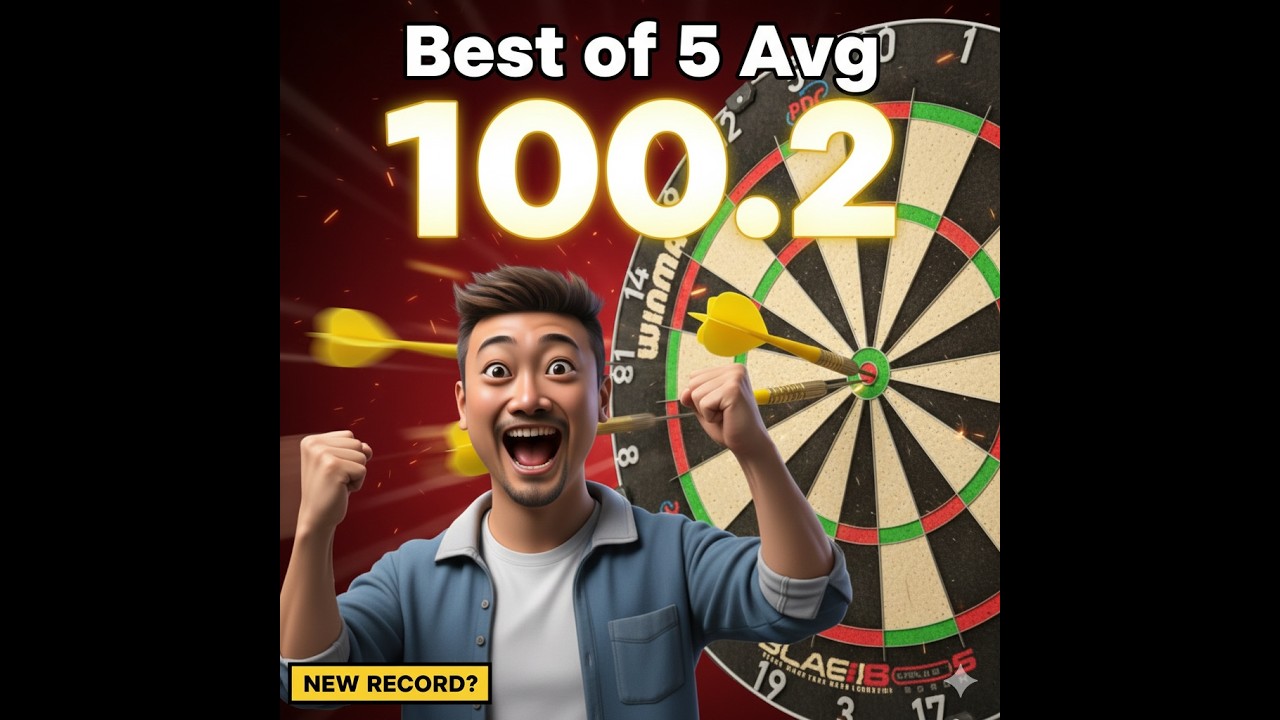 18-Feb Live streaming highlight best of 5 leg 3darts avg 100.2