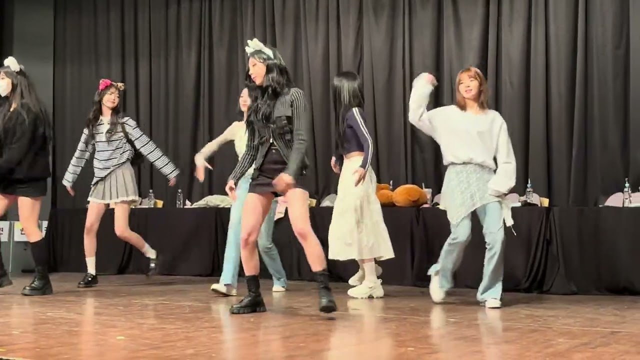 트리플에스 triples vv 20250207 에버라인 fansign 힛더플로어 hit the floor 무대