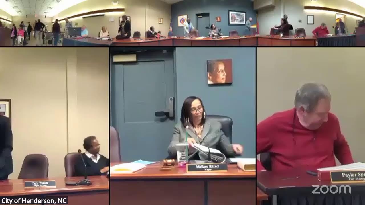 City of Henderson, NC's Zoom Meeting