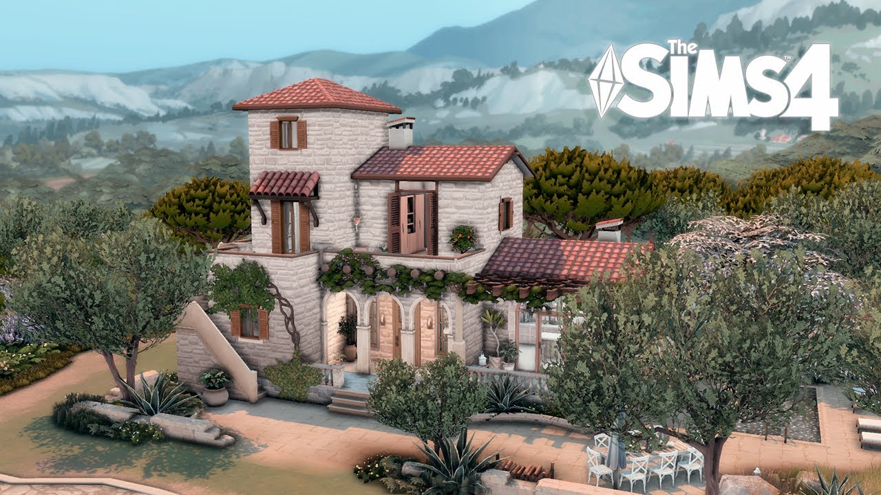 Romantic Tartosa house II The Sims 4 Speed build + Giveaway(Closed)