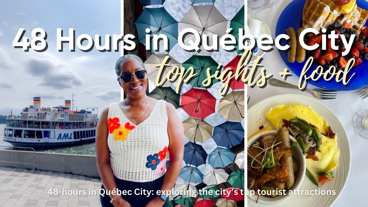 48 Hours in Quebec City Canada 🇨🇦🍁 | Top Things to Do in 2 Days